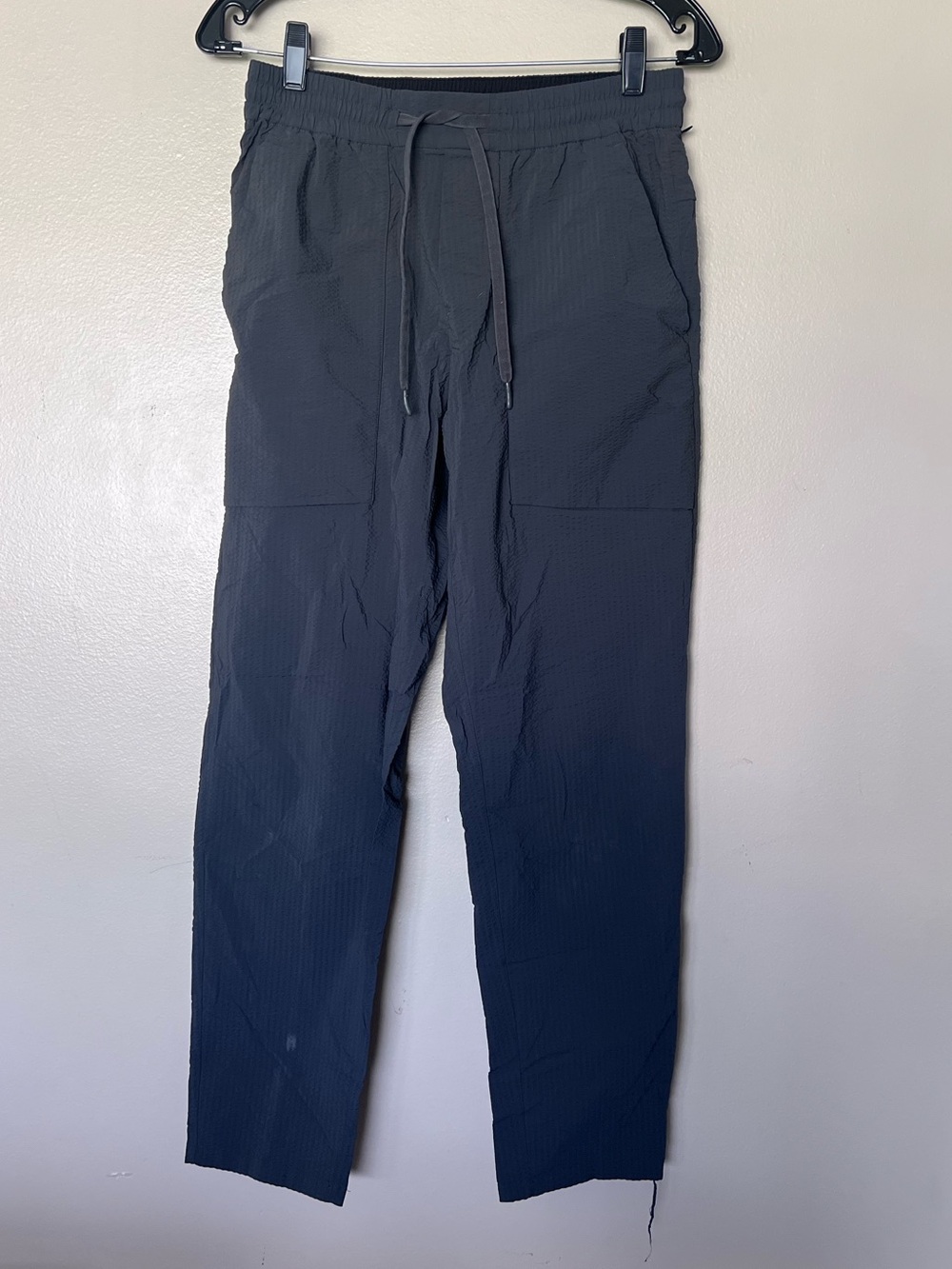 Lululemon Mens Bowline Pants in Gray Stretch Drawstring M5A09S
